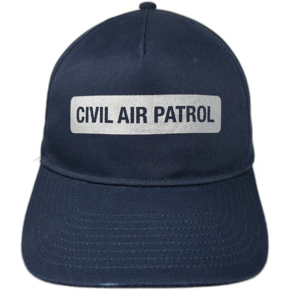 Vanguard Civil Air Patrol Hat Blue 5 Panel One Size Reflective Patch Snapback
